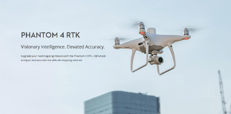 DJI onthult nieuwe Phantom 4 RTK drone