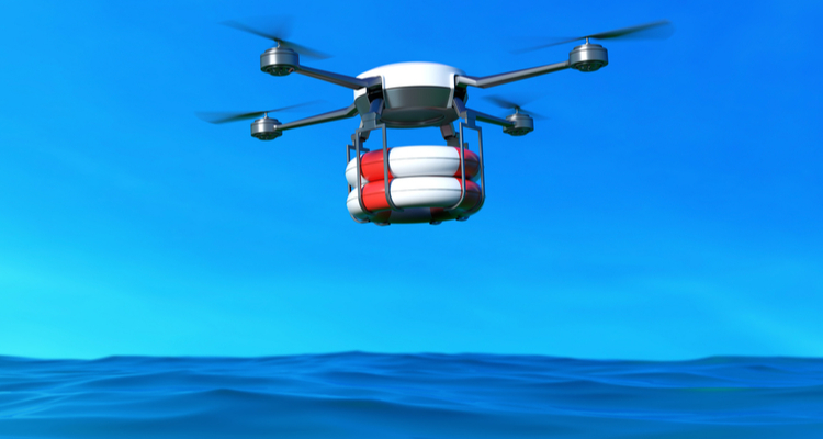 Britse kustwacht onderzoekt het inzetten van drones voor reddingswerkzaamheden