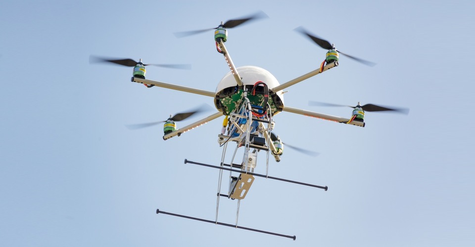 drones boven binnenstad zwolle