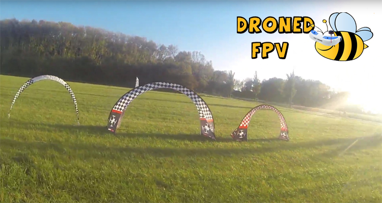 Freestyle-sessie van DroneDFPV