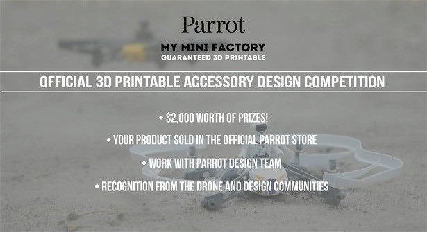 parrot-3d-print-design-contest